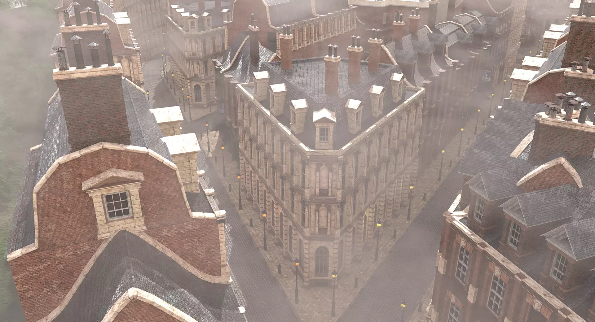 221b Baker Street Consulting Room and Victorian London Asset Pak 3D model_91