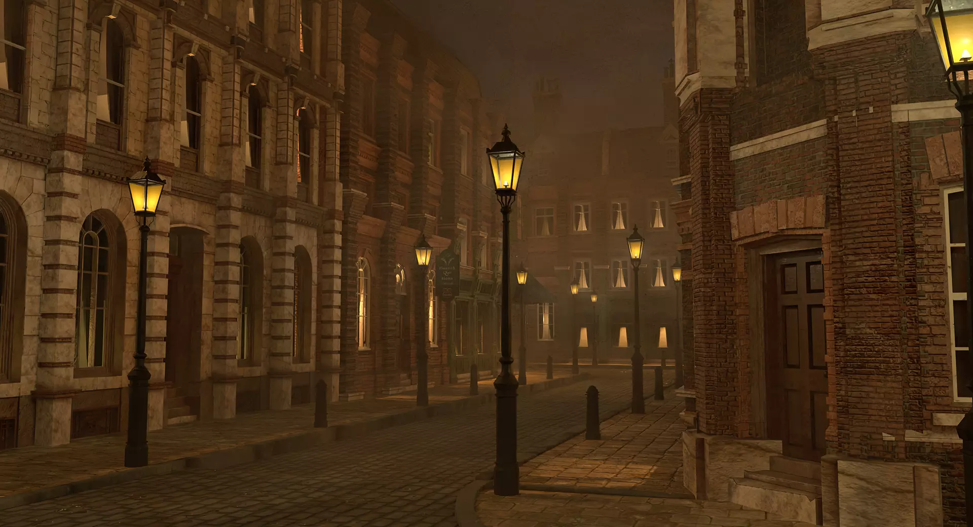 221b Baker Street Consulting Room and Victorian London Asset Pak 3D model_76