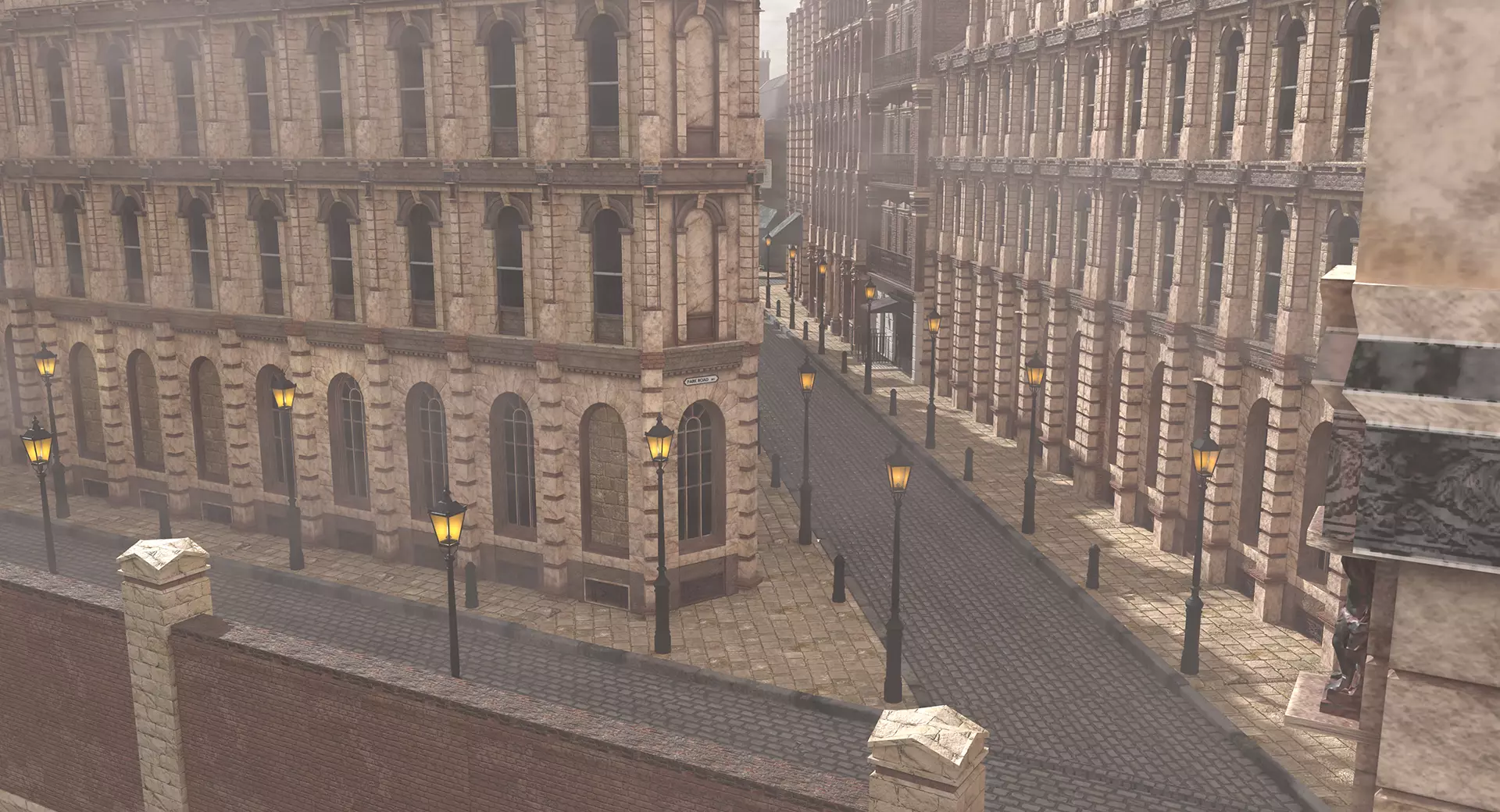 221b Baker Street Consulting Room and Victorian London Asset Pak 3D model_87