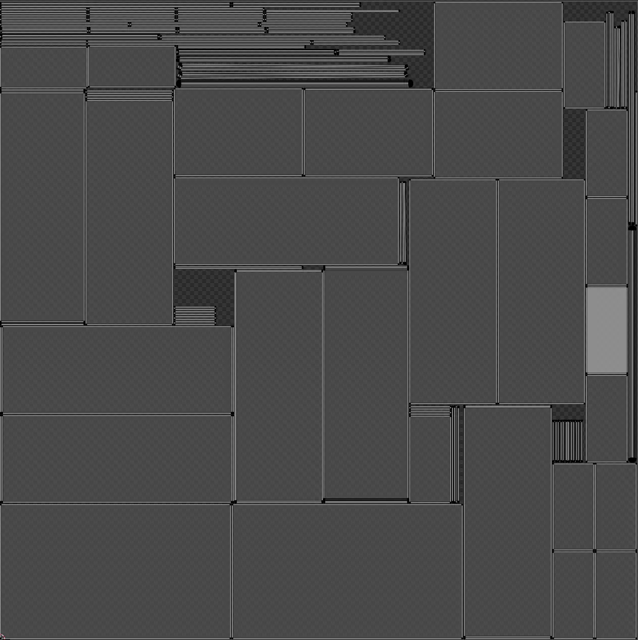 Shoe Shelf - Variant 1 of 13 Old wood with quilted brown leather Low-poly 3D model_8