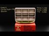 Shoe Shelf - Variant 1 of 13 Old wood with quilted brown leather Low-poly 3D model_1