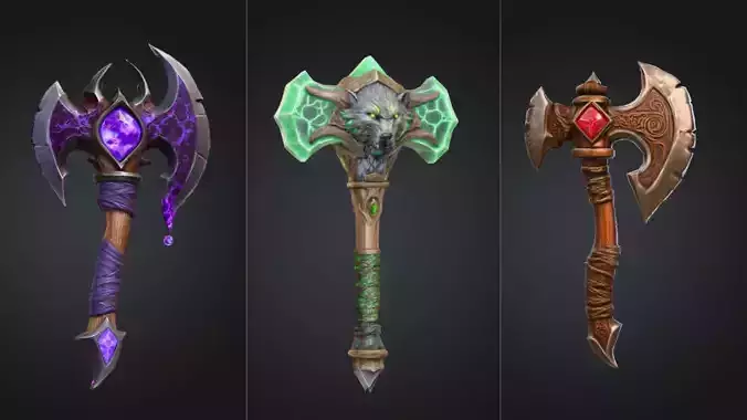 3D model Fantasy Warhammer bundle of 3