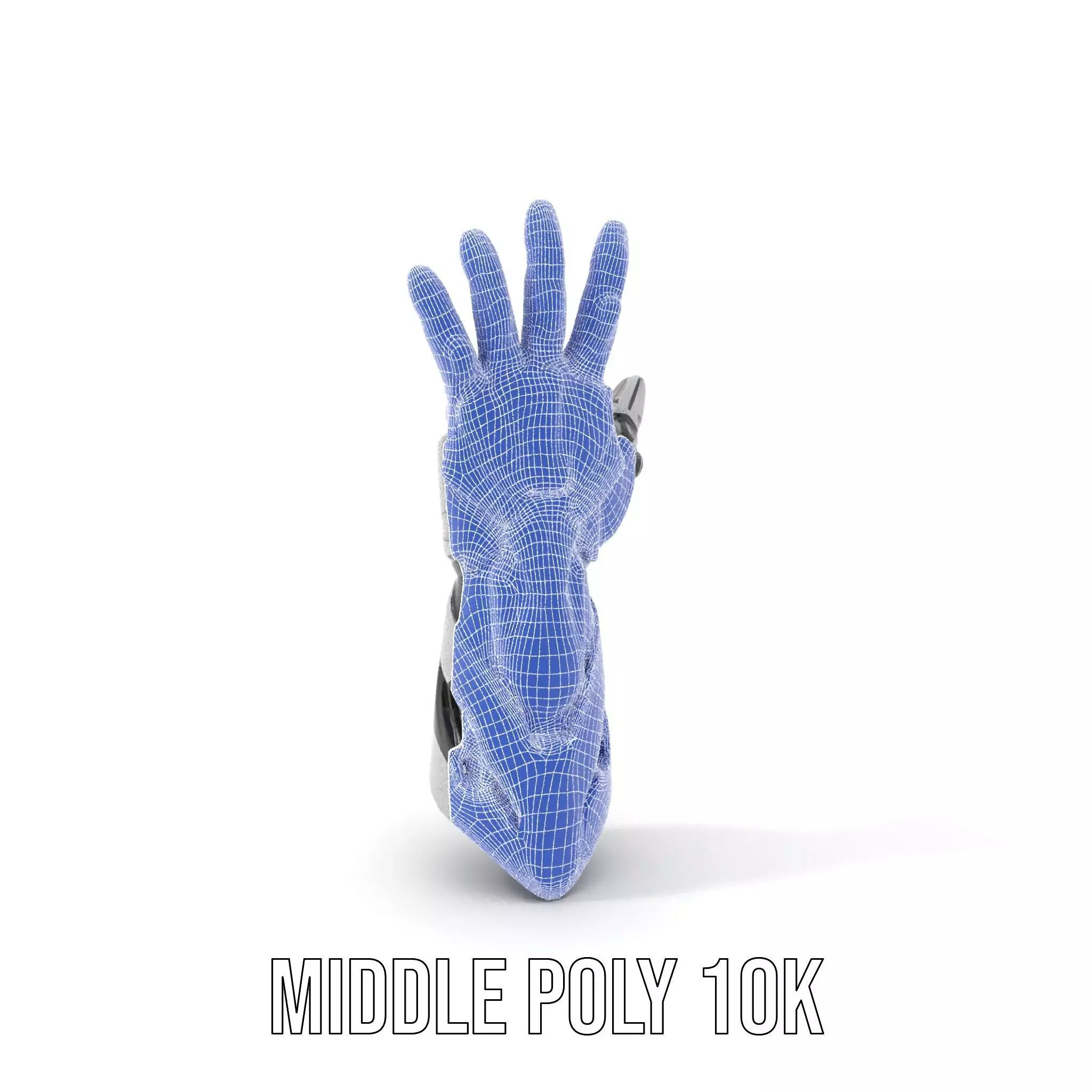Futuristic Robotic Hand Model Pack Low-poly 3D model_26