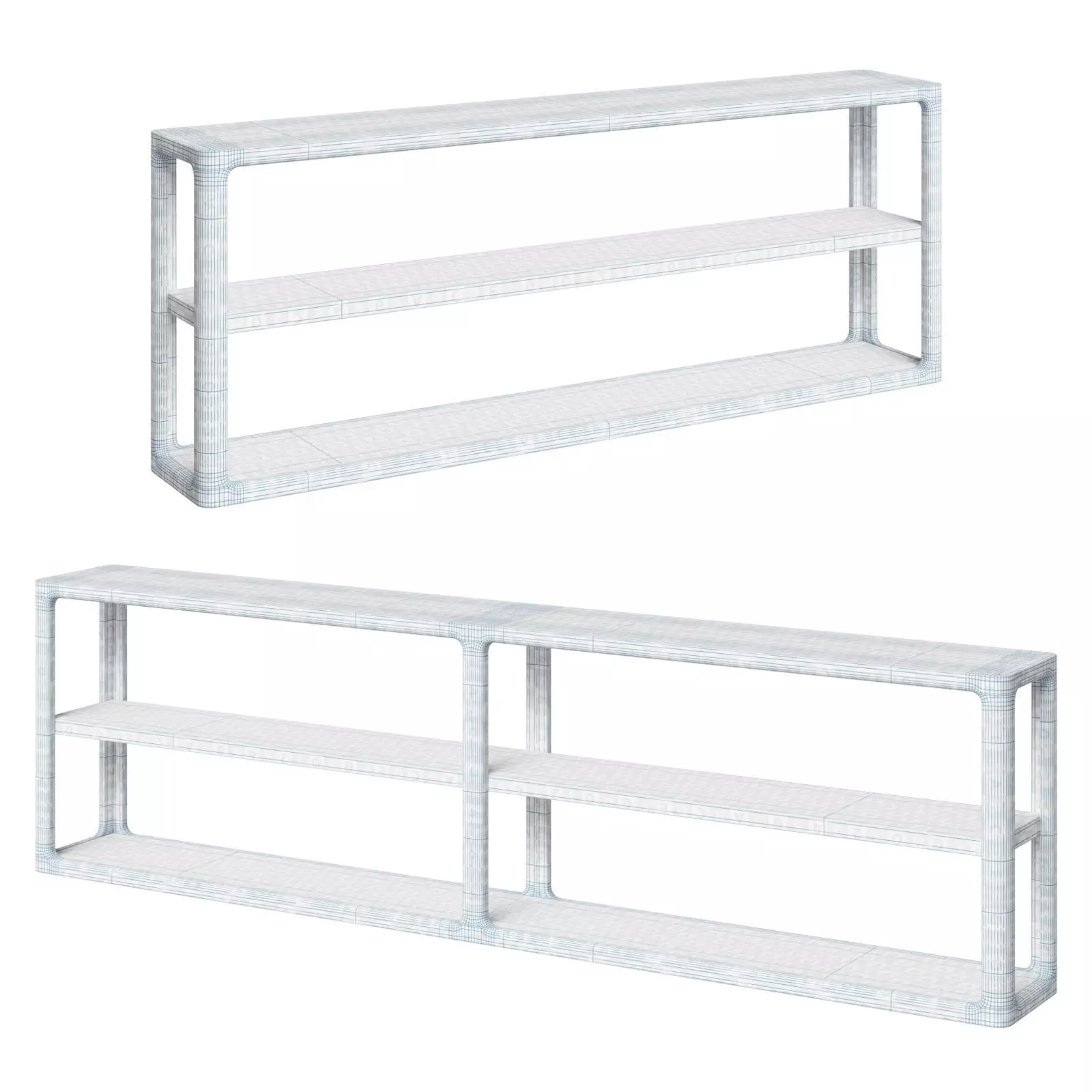 Restoration Hardware low console Trieste 3D model_8