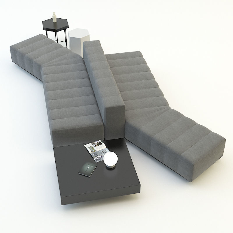 Sofa lounge minotty 3D model_3