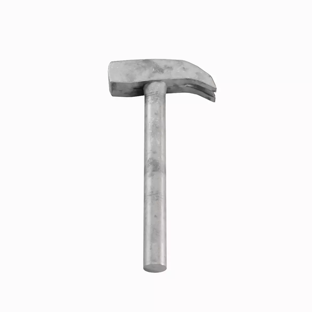 Iron Hammer 02 Low-poly 3D model_5