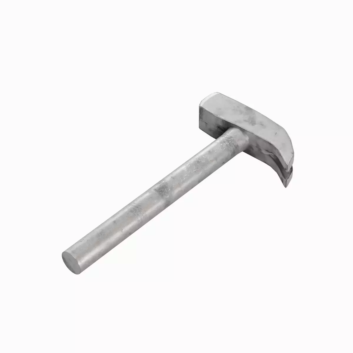 Iron Hammer 02 Low-poly 3D model_4