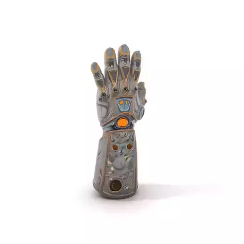 Futuristic Metallic Gauntlet Model Pack Low-poly 3D model Futuristic Metallic Gauntlet Model Pack Low-poly 3D model