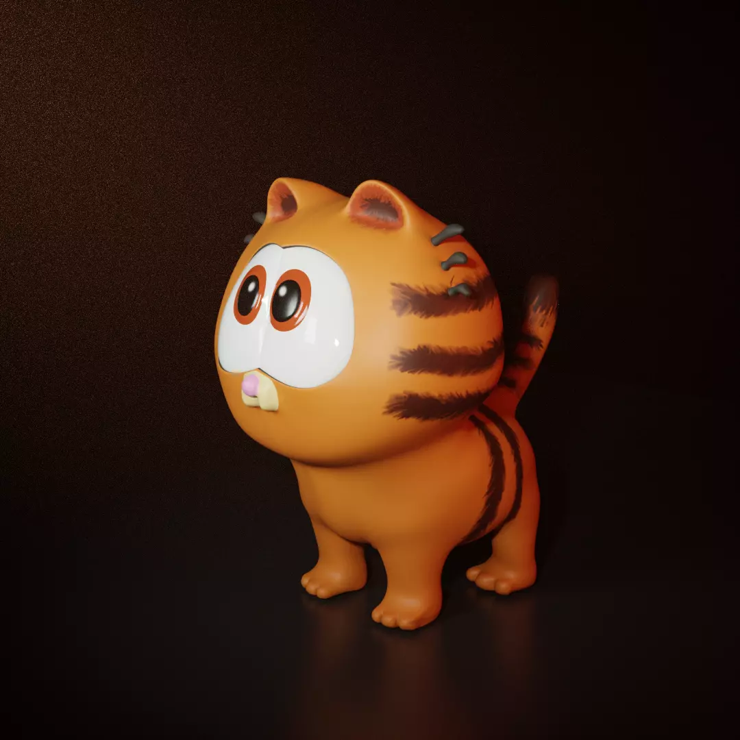 Little Garfield Free 3D print model