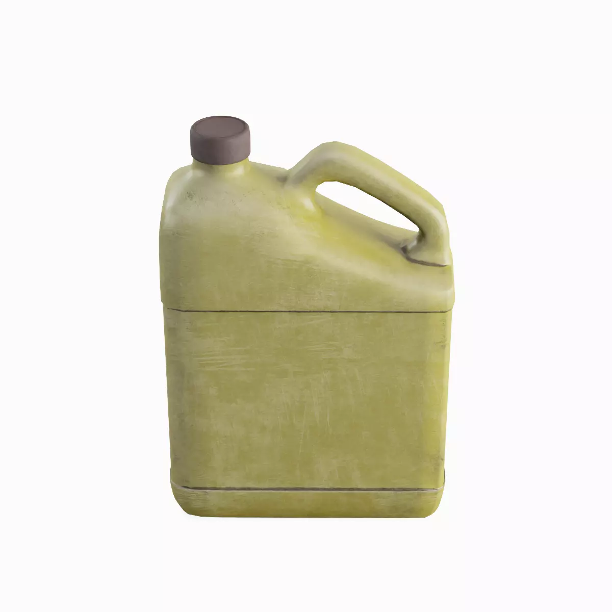 Plastic Jerrycan 02 Low-poly 3D model_5