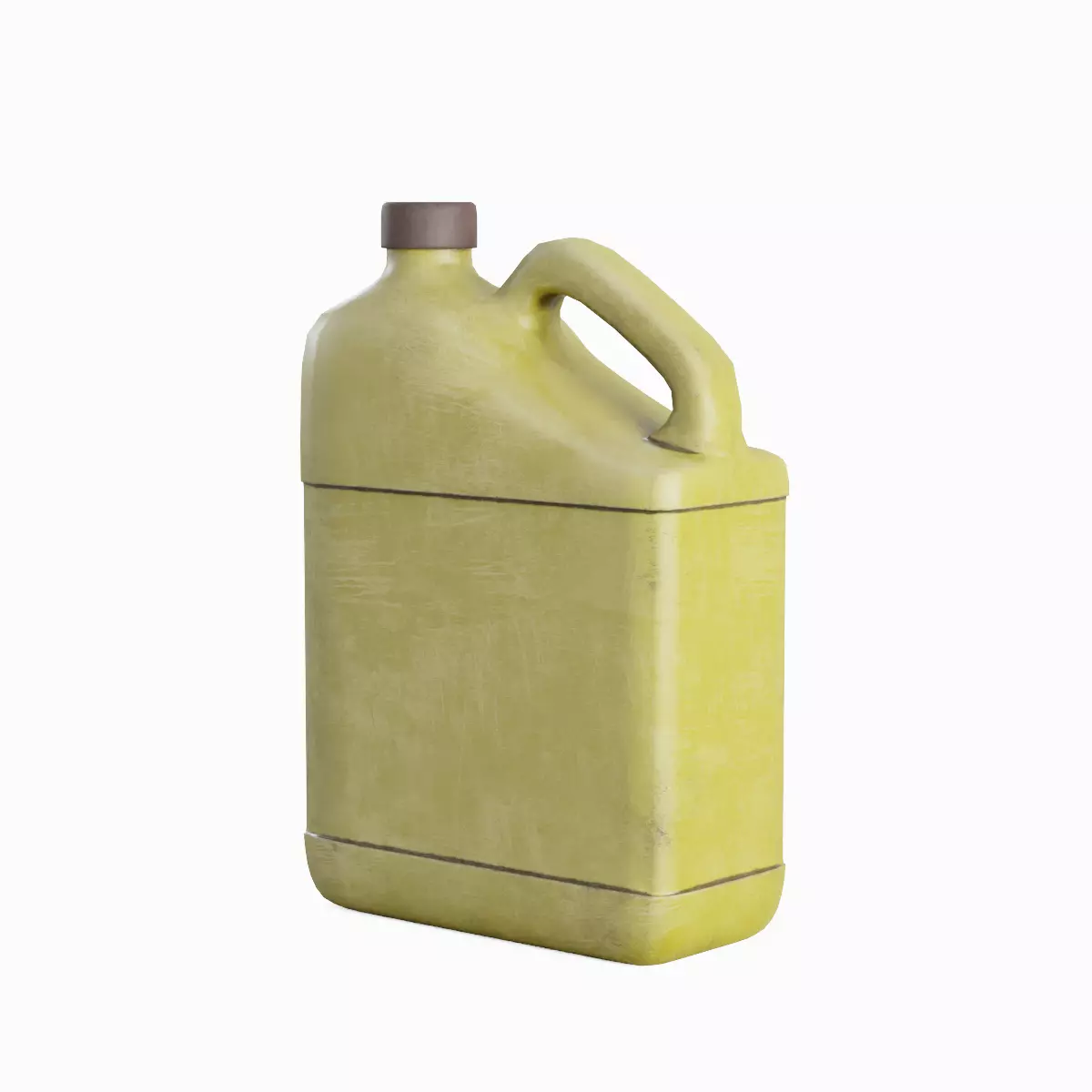Plastic Jerrycan 02 Low-poly 3D model_1