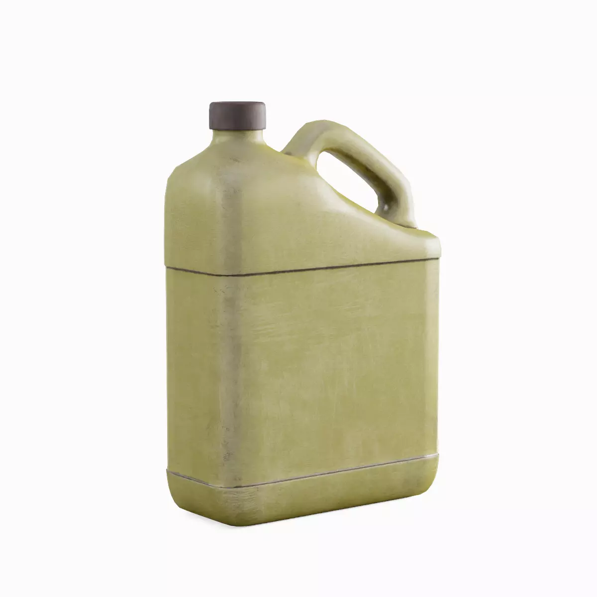 Plastic Jerrycan 02 Low-poly 3D model_3