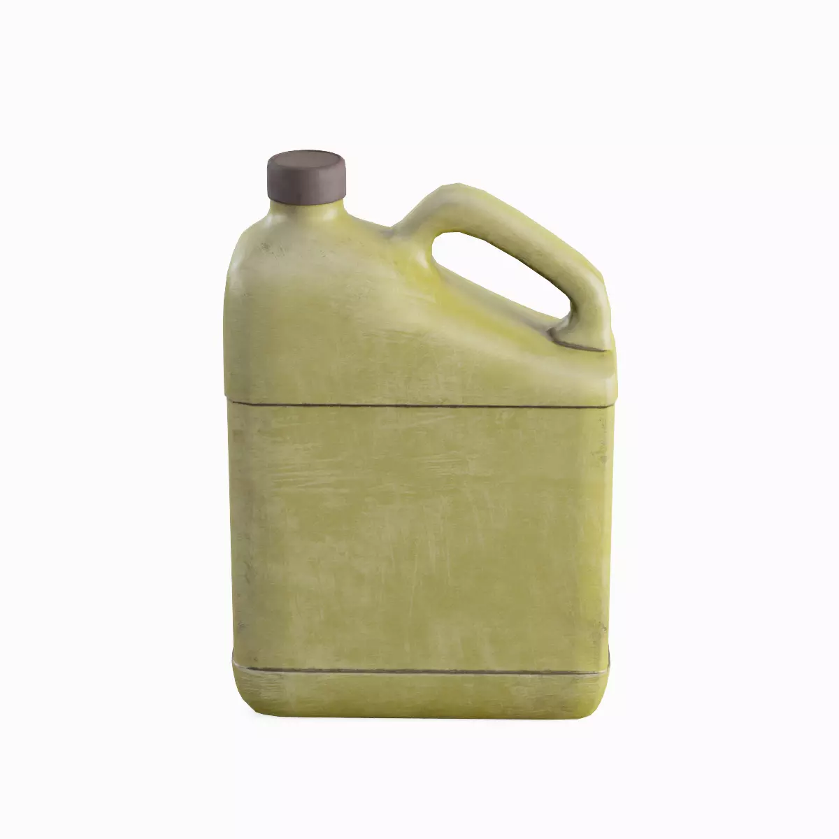 Plastic Jerrycan 02 Low-poly 3D model_2