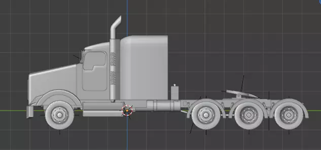 2016 kenworth t800 STL file 3D print model_1