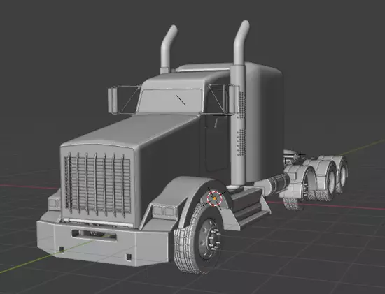 2016 kenworth t800 STL file 3D print model_0
