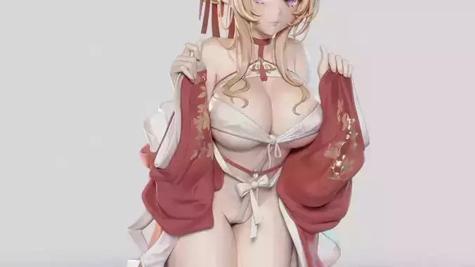 Cute 2D sexy and beautiful female character Glorious