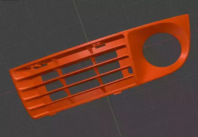Audi A8 D2 fog grill 3D print model
