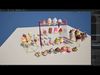 Delicious Ice Cream Collection Colorful Dessert Models  Low-poly 3D model_1