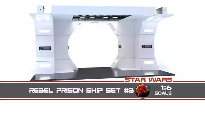 The Mandalorian - Rebel Prison Ship 3 - Crossing 1-6 scale