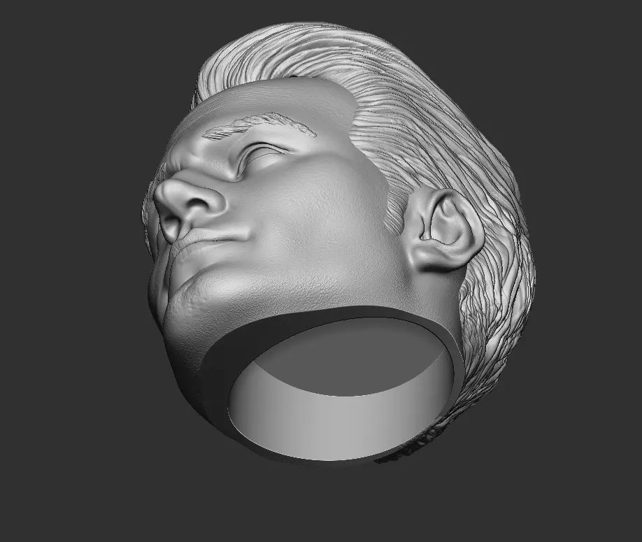 Superman Likeness  High Detail 3D Printable Head 76mm 3D print model_3
