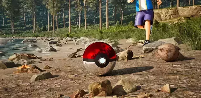 Realistic 3D Pokeball - Pokemon