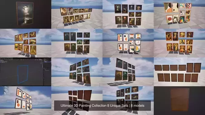 Ultimate 3D Painting Collection 8 Unique Sets 