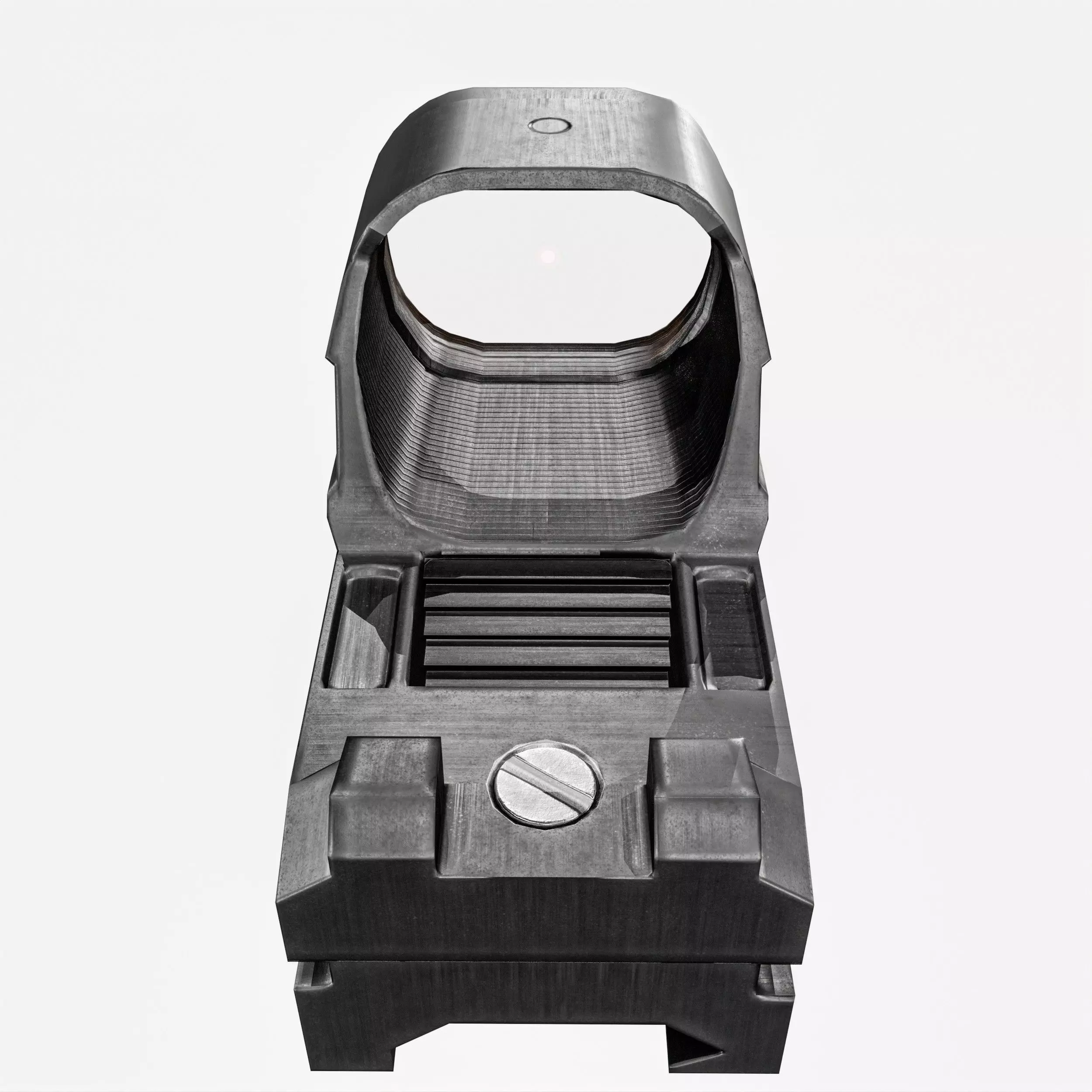 Red Dot Sight Low-poly 3D model_19