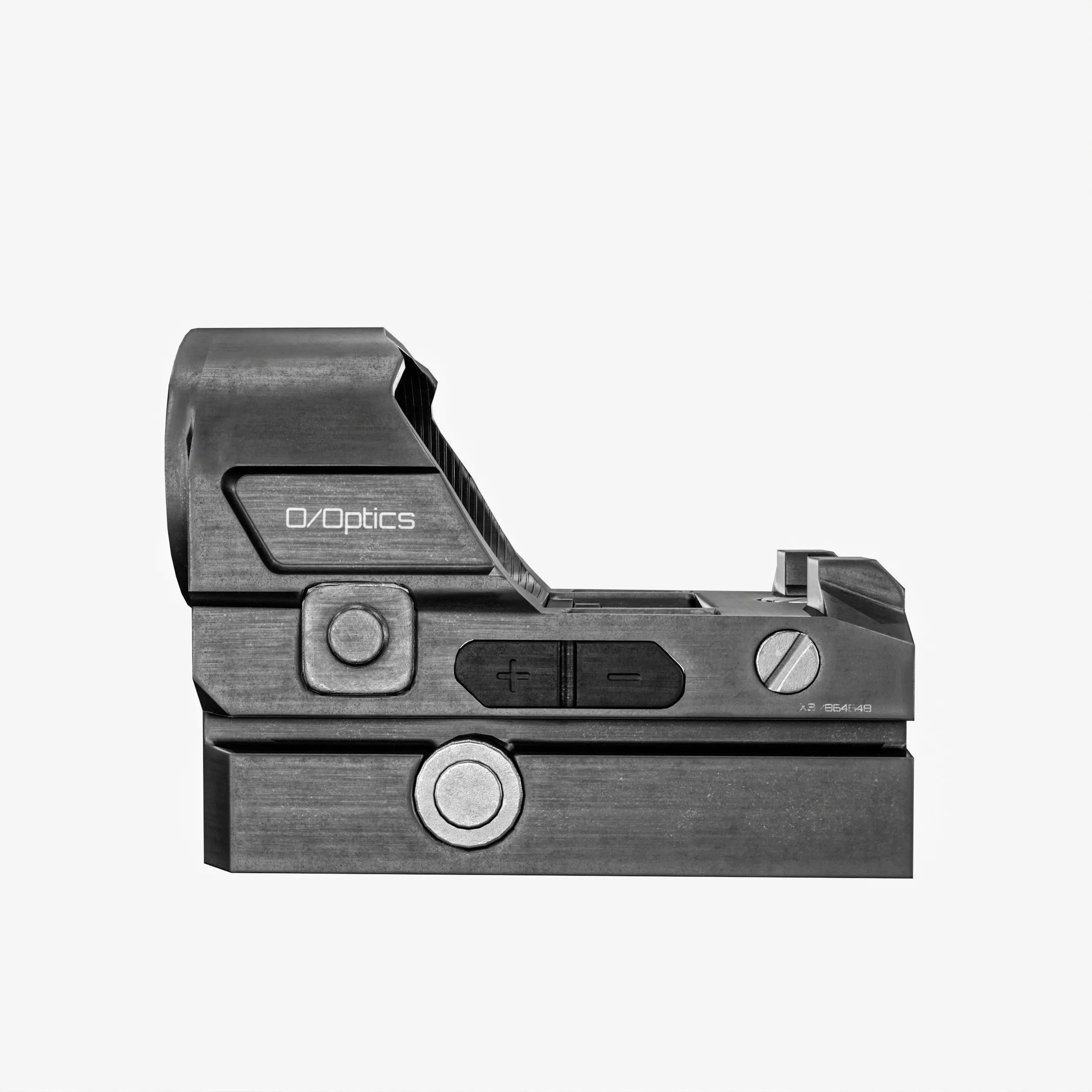 Red Dot Sight Low-poly 3D model_7