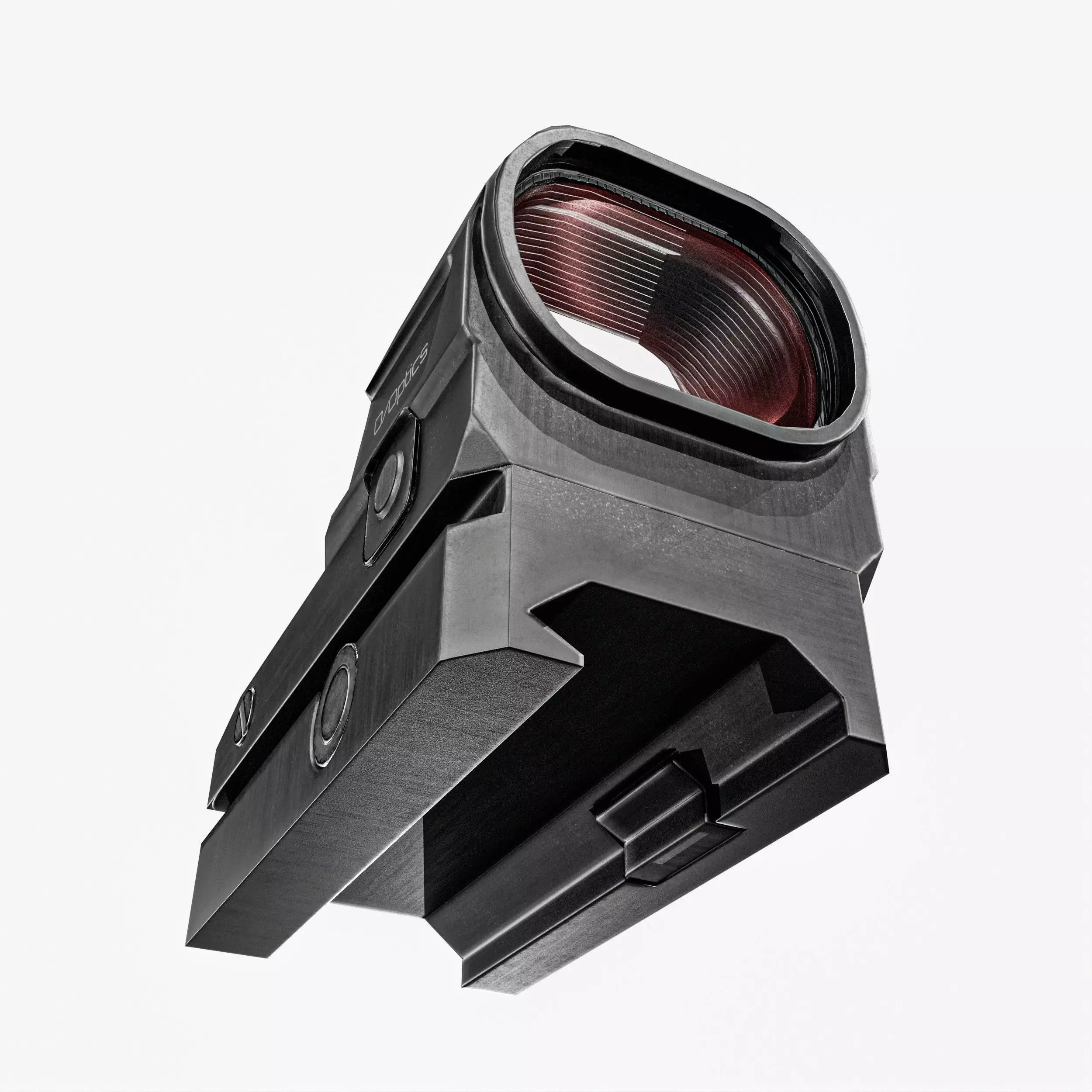 Red Dot Sight Low-poly 3D model_15
