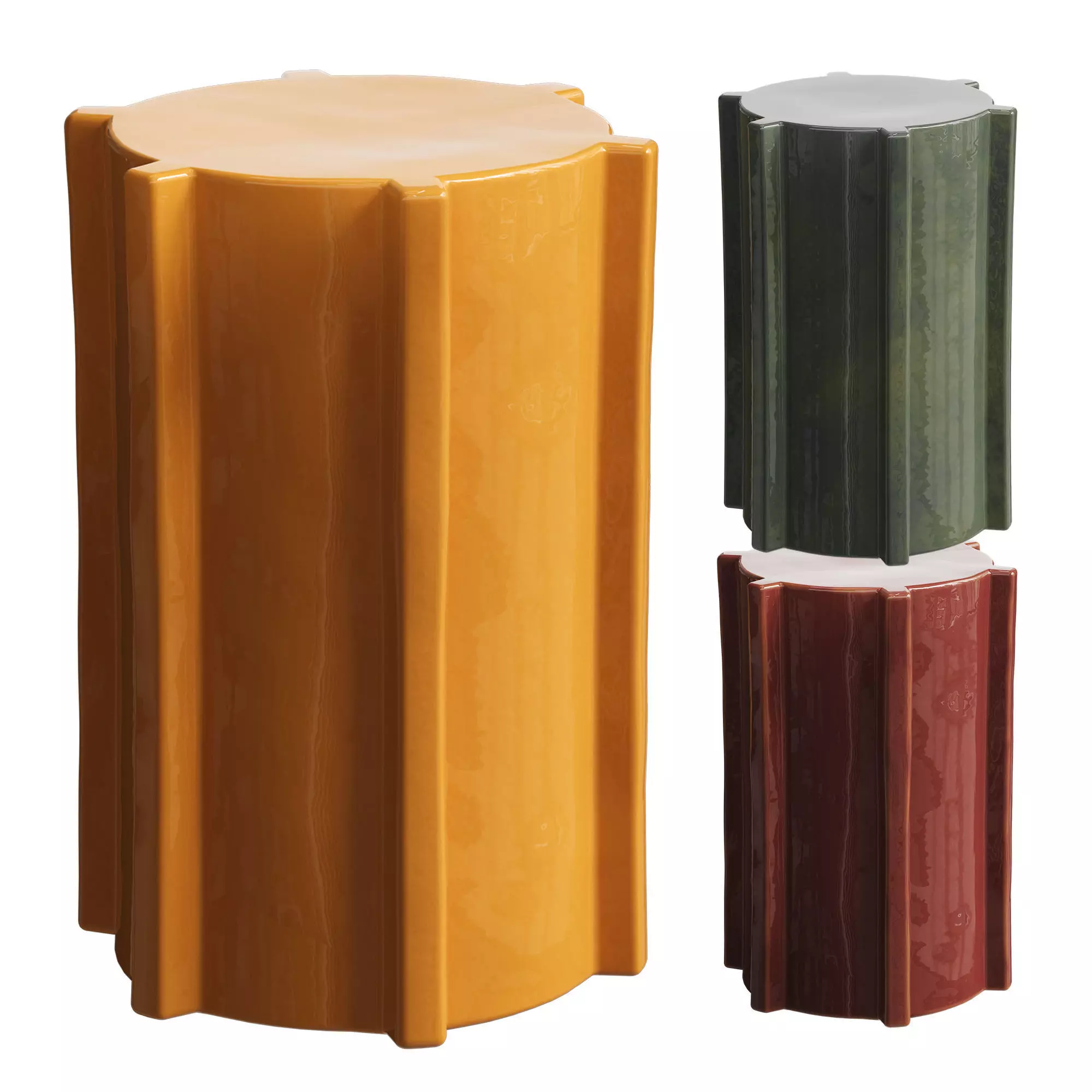 Serax Pawn Side Tables By Marie Michielssen 01 3D model_0