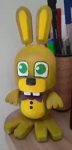 Bobblehead Springbonnie from FNaF Secret of The Mimic 3D print model