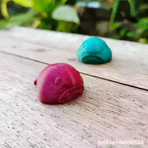 Blobfish Heart Puzzle Figurine 3D Model 3D print model