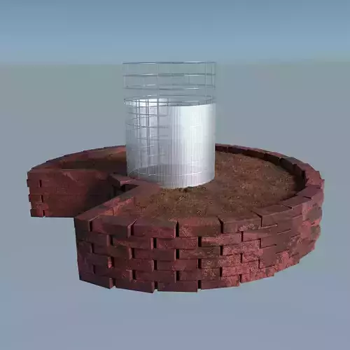 Keyhole Garden with PBR