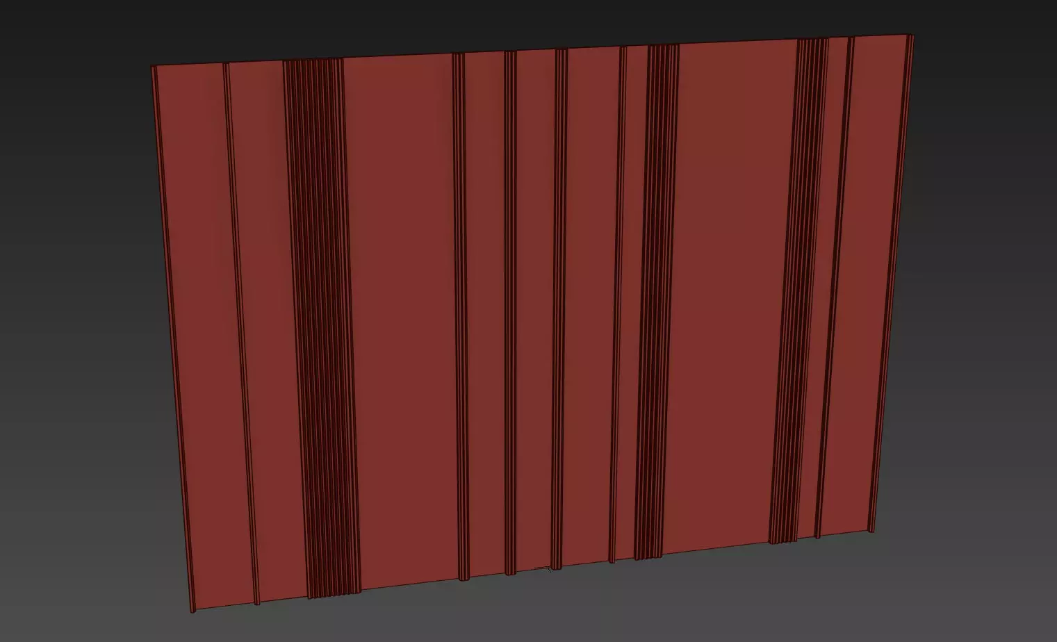  Decorative V69 Wall Panels 3D model_6