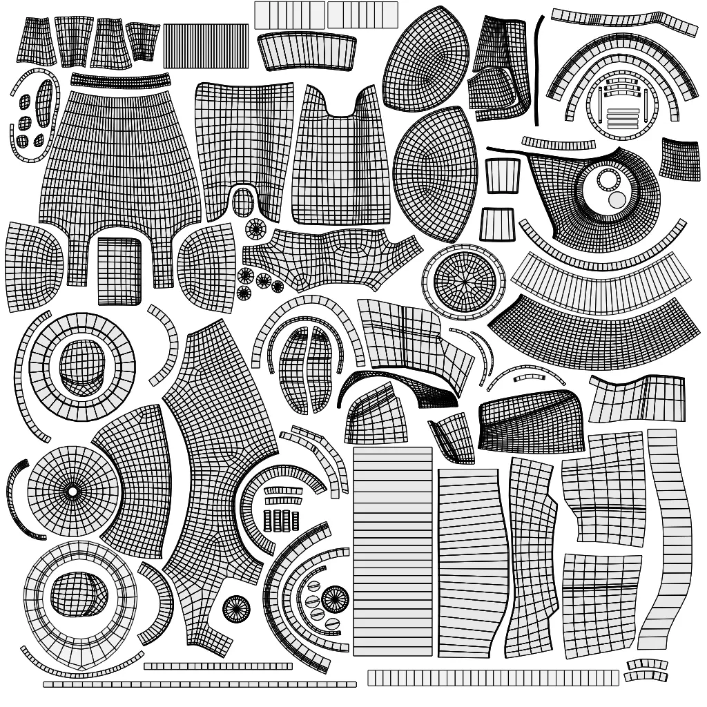 NeoKiosk - Cyberpunk Kiosk - Robot Character Low-poly 3D model_17