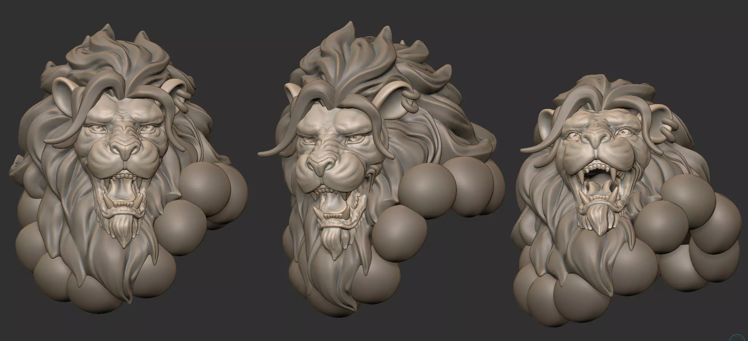 Lion-monk Kenshi 3D print model_6