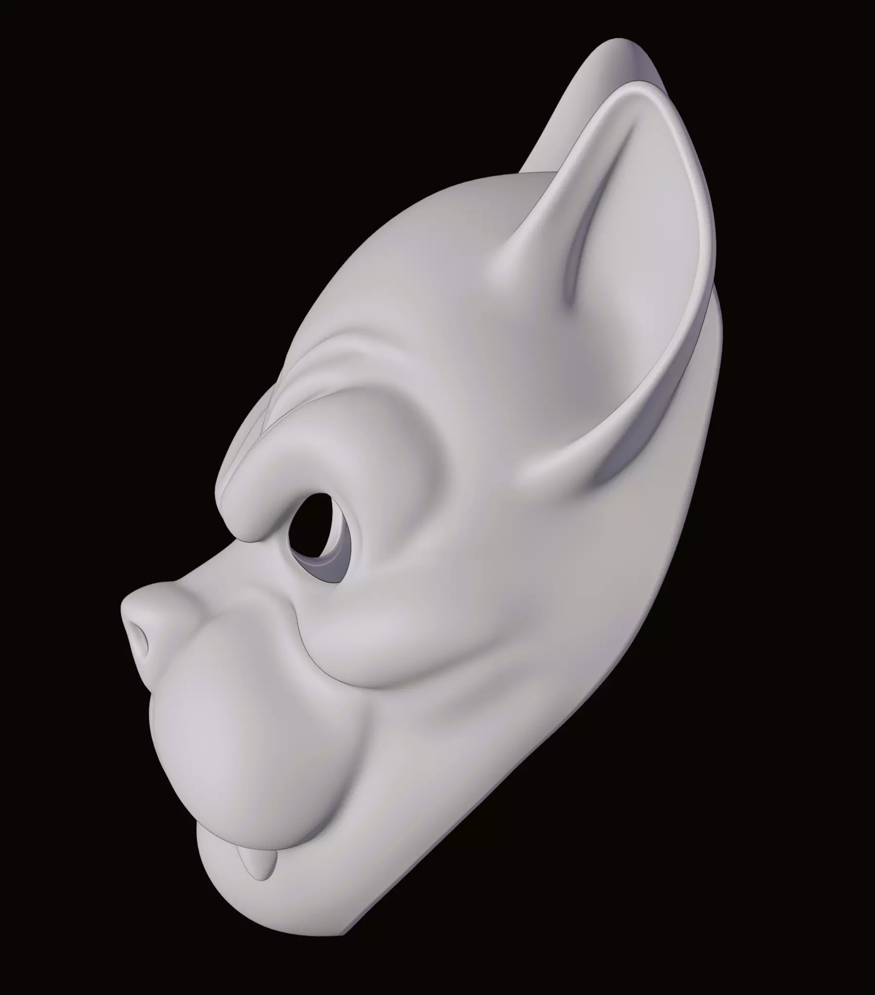 Dog Mask 3D print model_12