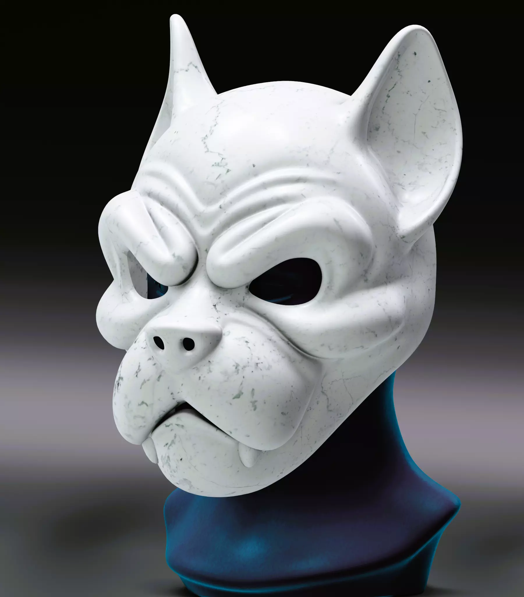 Dog Mask 3D print model_0