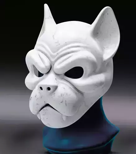 Dog Mask 3D print model