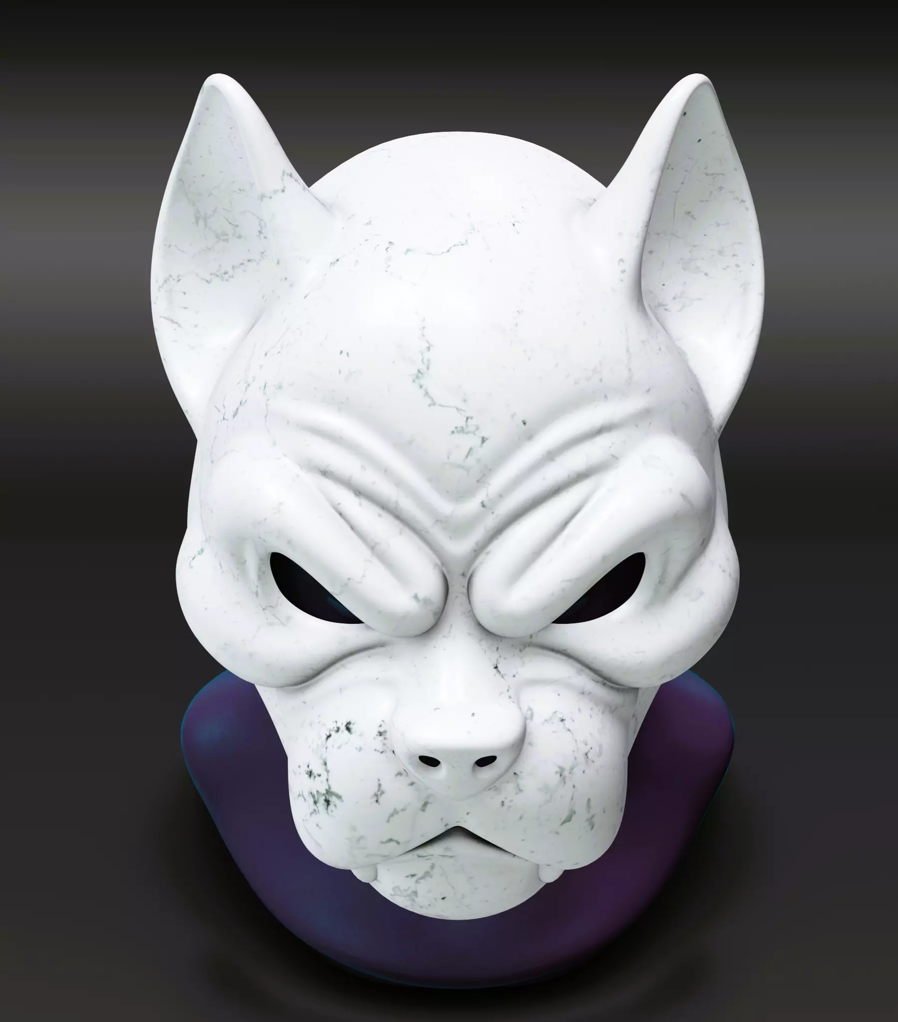Dog Mask 3D print model_5