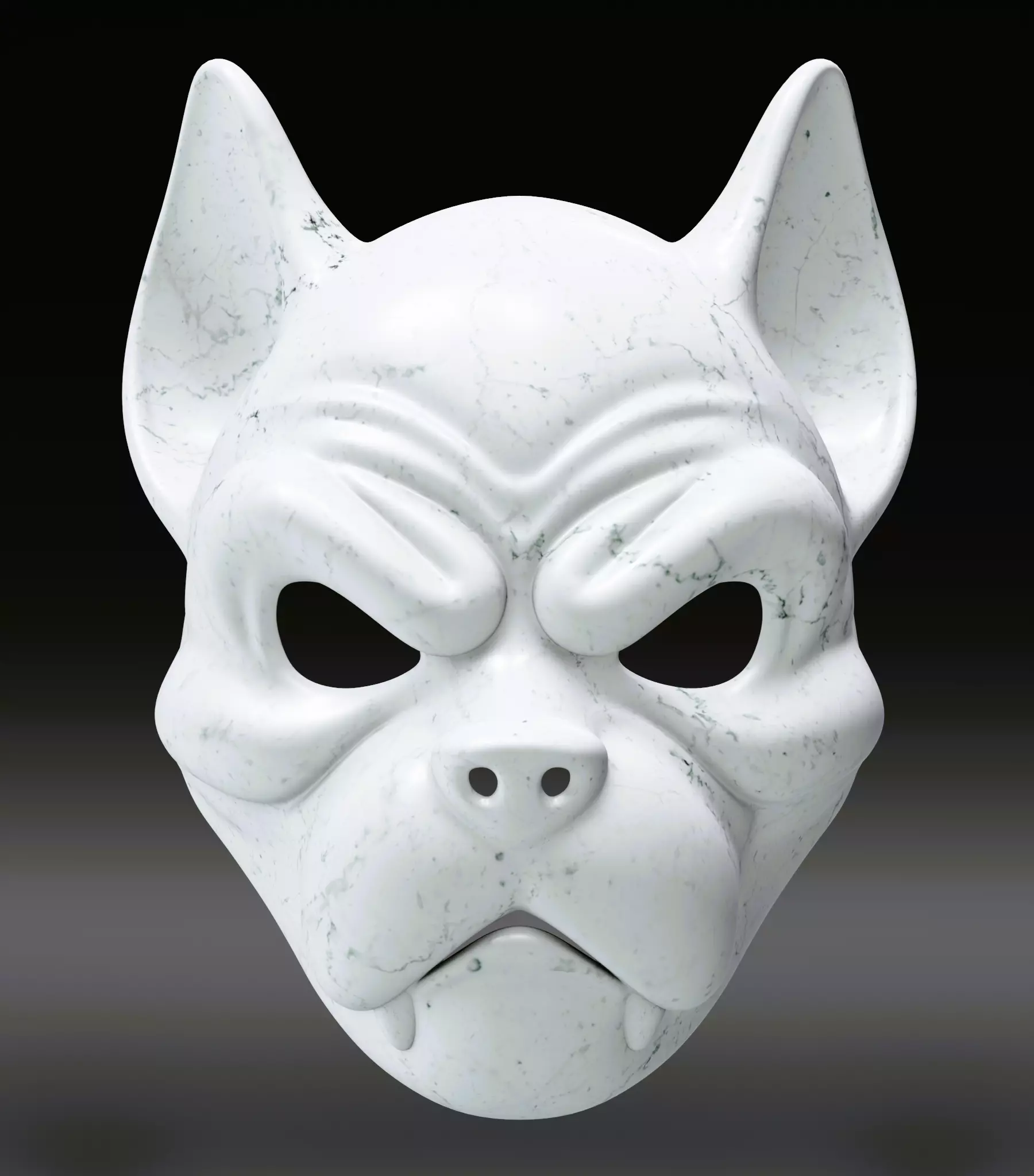 Dog Mask 3D print model_9