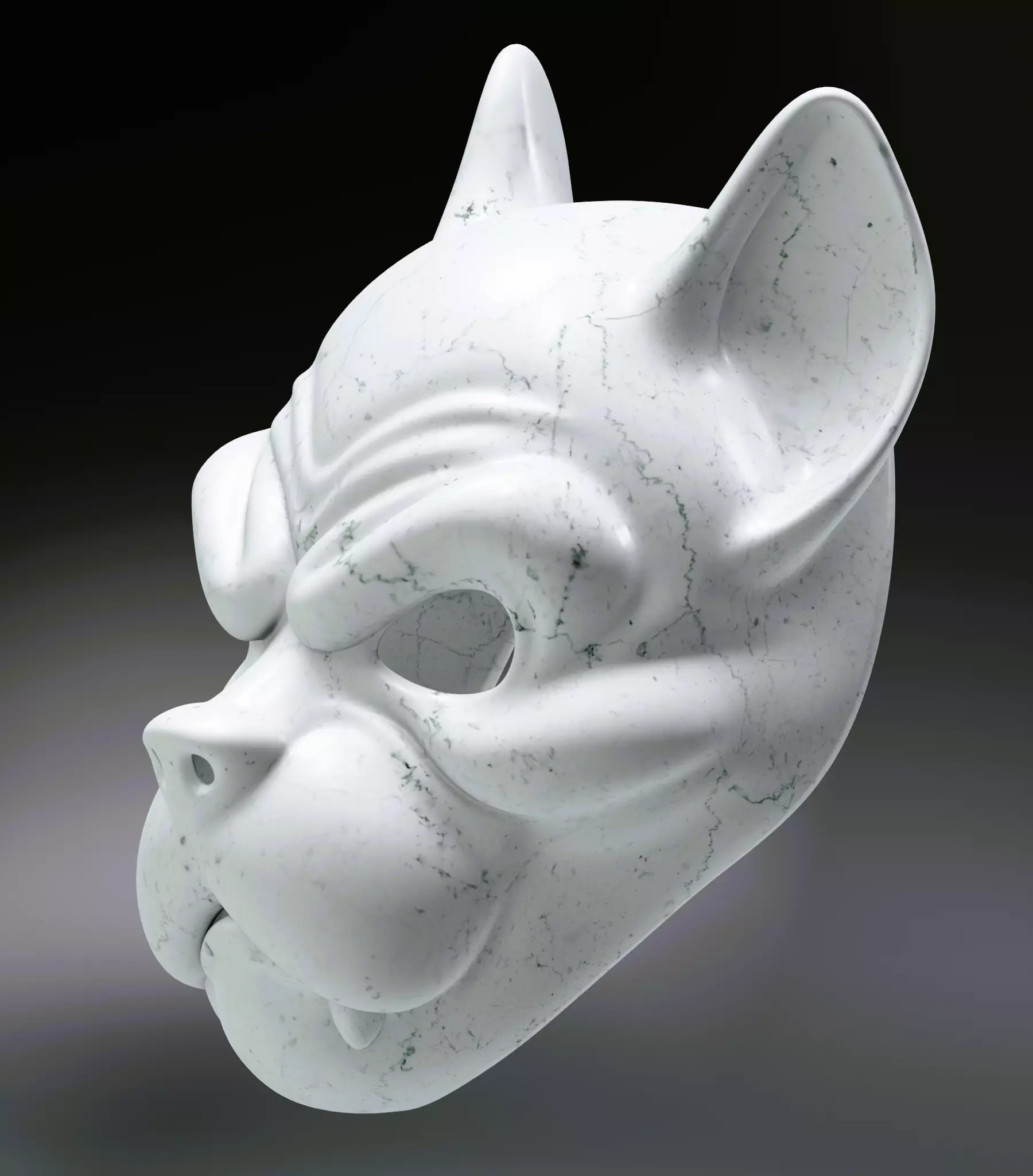 Dog Mask 3D print model_10
