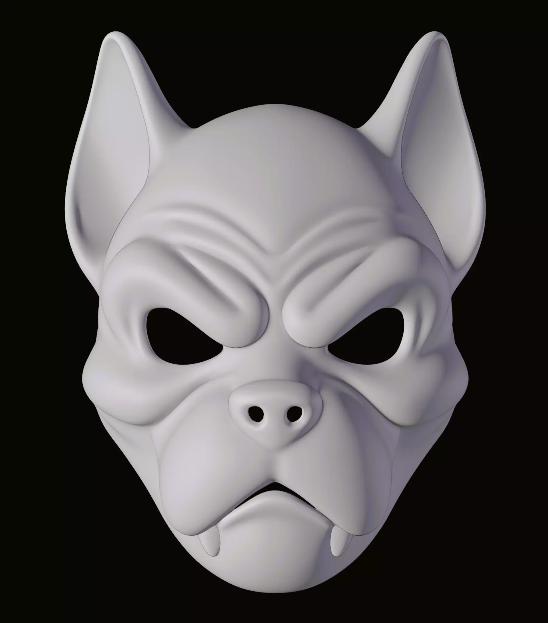 Dog Mask 3D print model_14