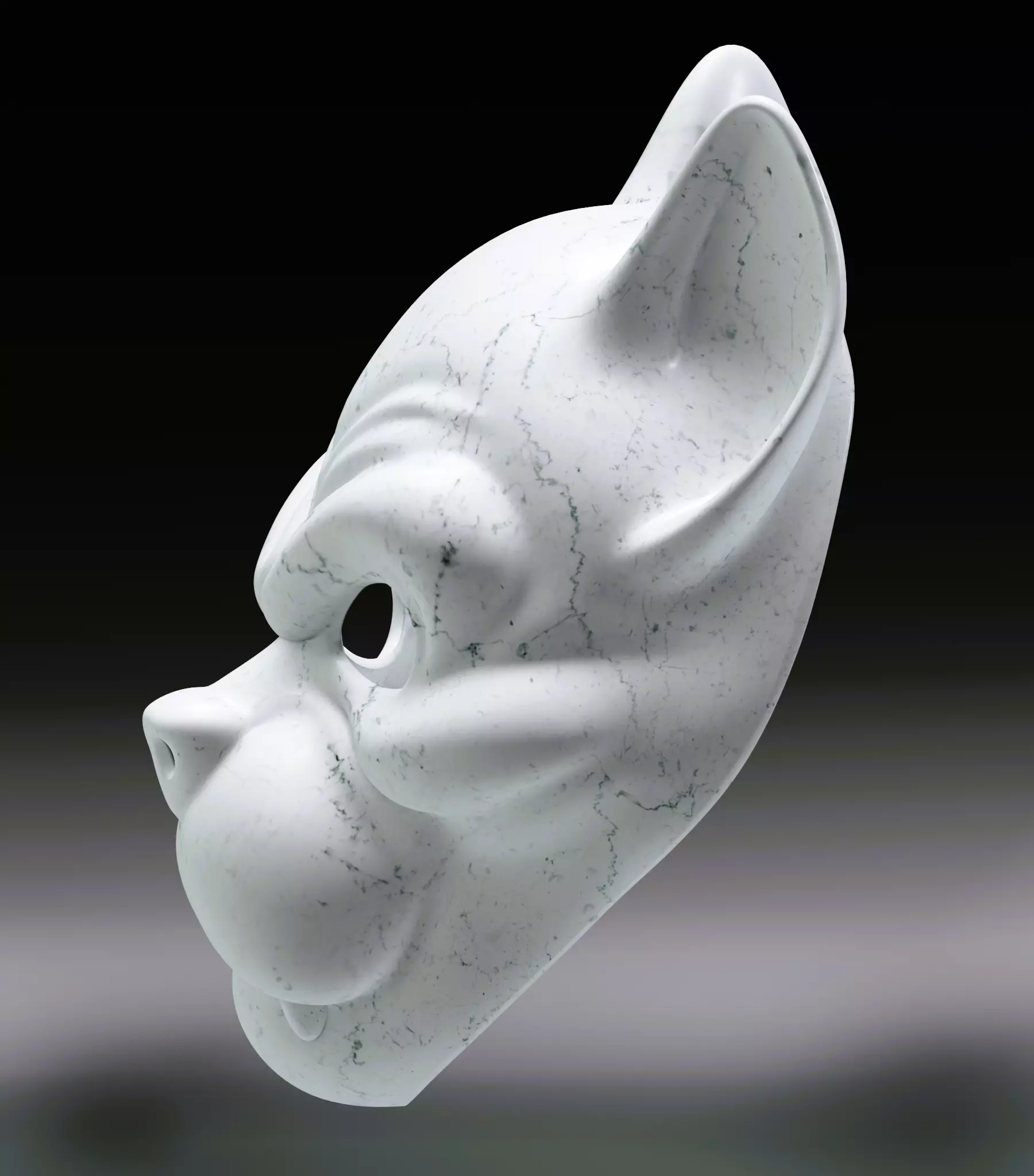 Dog Mask 3D print model_11