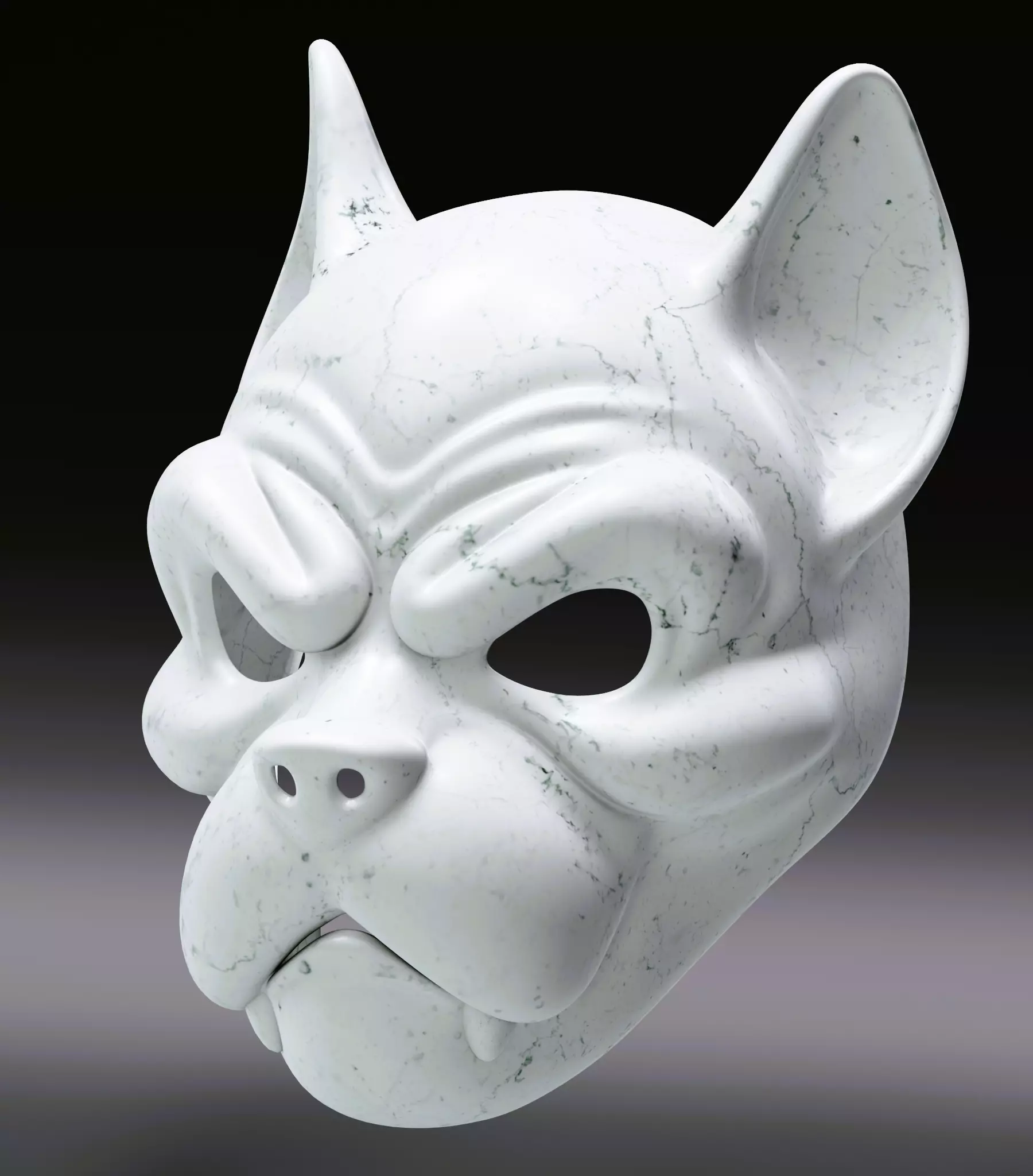 Dog Mask 3D print model_8