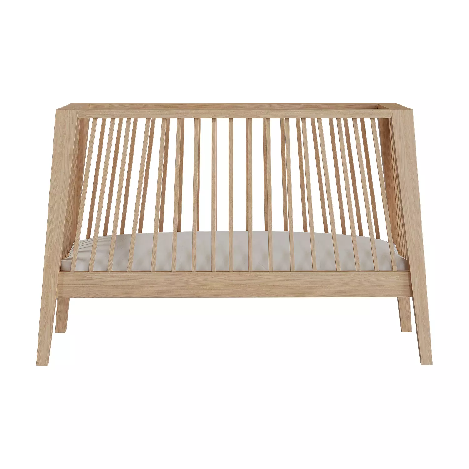 Baby cot Leander Linea 3D model_2