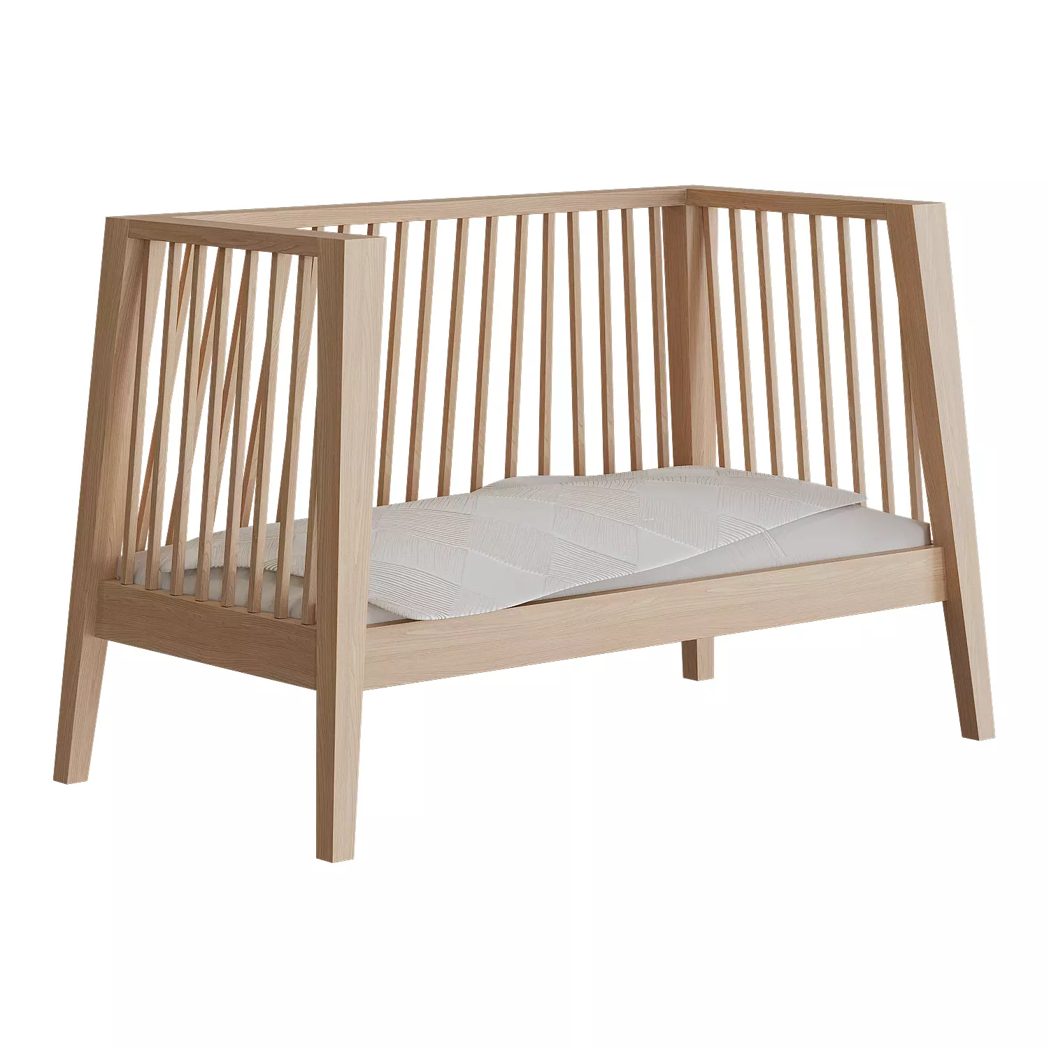 Baby cot Leander Linea 3D model_0