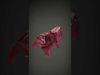 Futuristic Red Cybernetic Glove Model Pack Low-poly 3D model_2