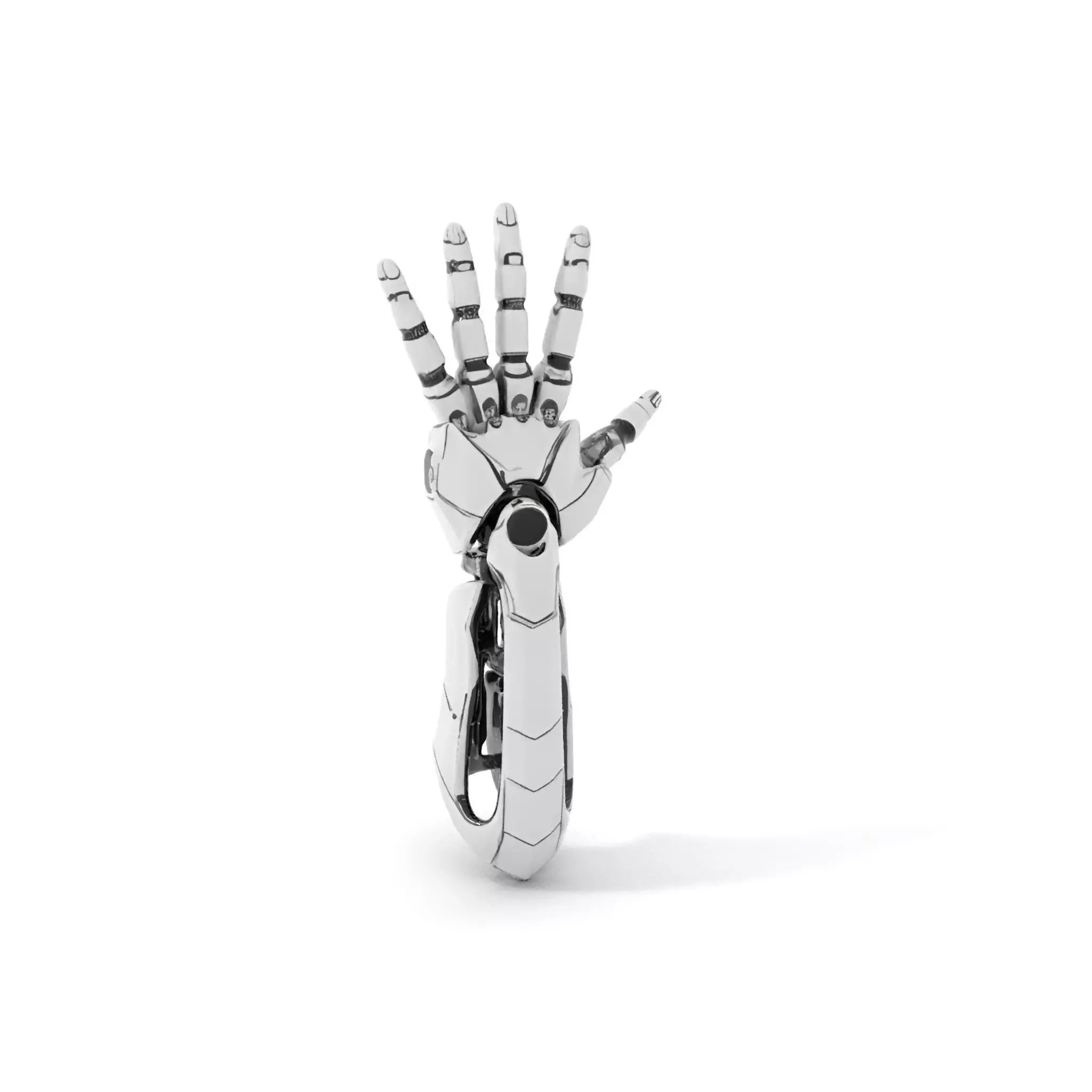 Futuristic Robotic Hand Model Pack Low-poly 3D model_0