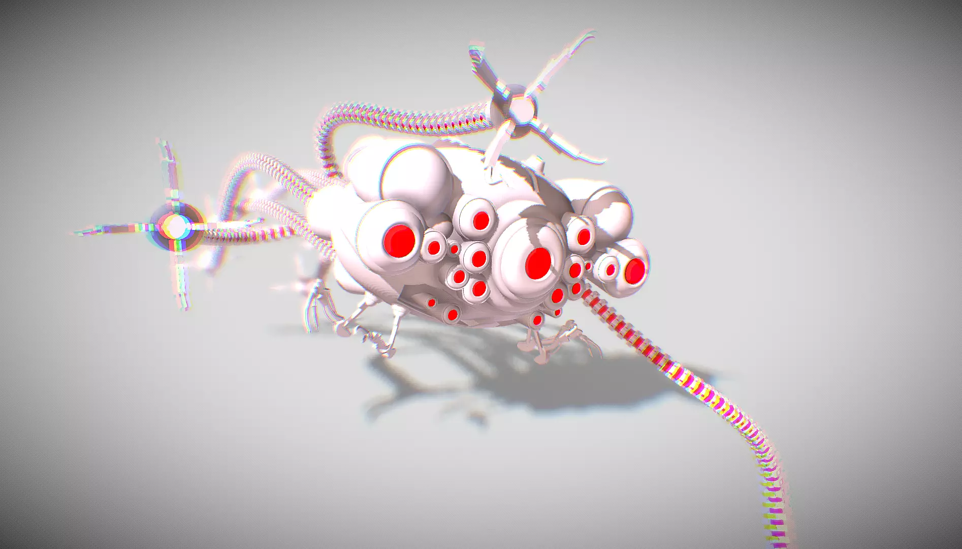 Matrix - Sentinel - Tentacles - Robot Free 3D model_0